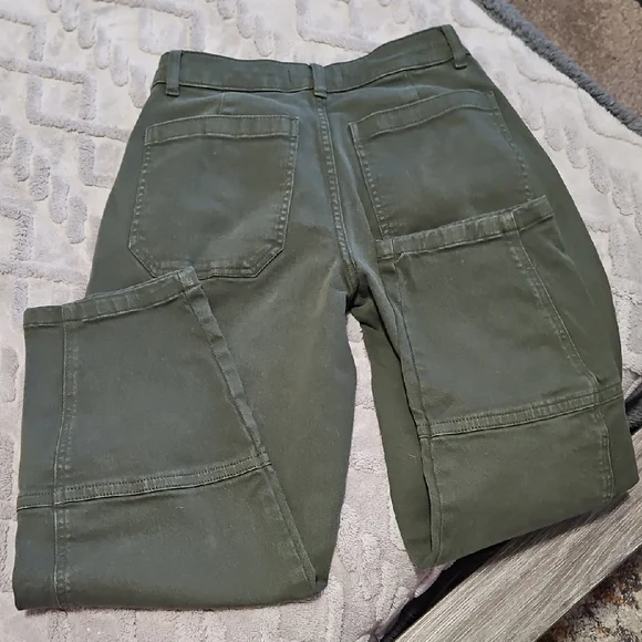 Everlane Utility Barrel Pant - Dark Forest - Size 2 - Picture 7 of 7